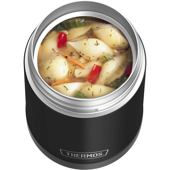 Thermos 16oz FUNtainer Food Jar with Spoon - Matte Black