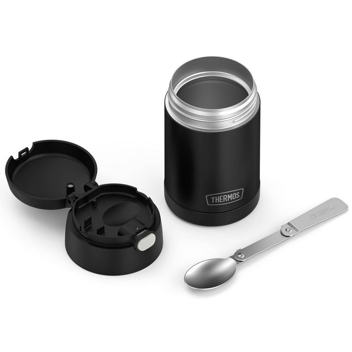 Thermos 16oz FUNtainer Food Jar with Spoon - Matte Black