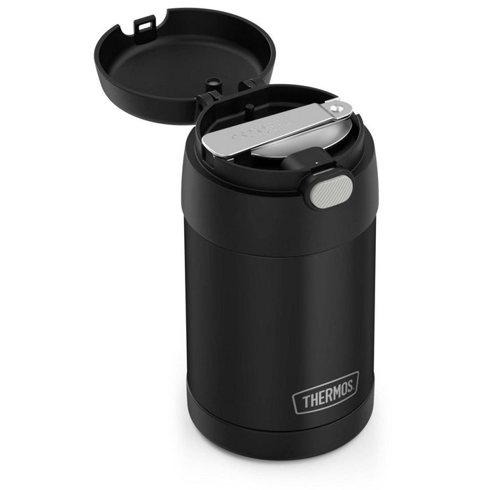 Thermos 16oz FUNtainer Food Jar with Spoon - Matte Black