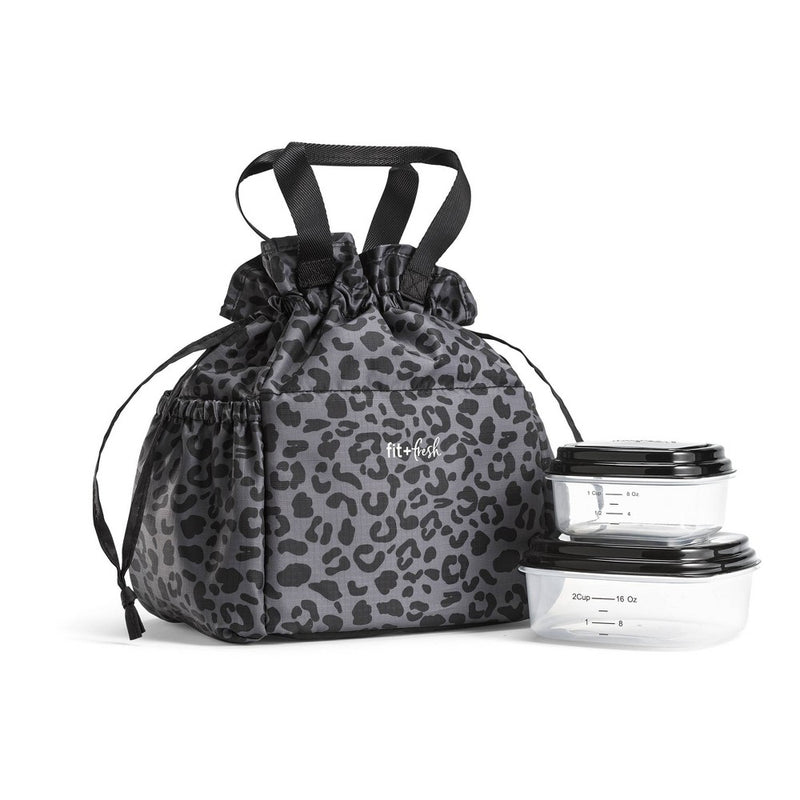 Fit & Fresh Cromwell Cinch Bag Lunch Kit Set