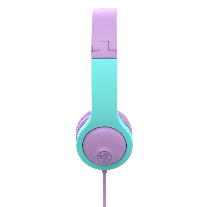 JBuddies Gen 2 Folding Kids Wired Headphones - Purple/Teal