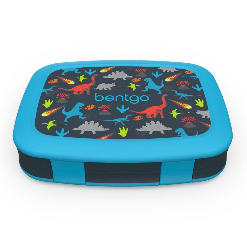 Bentgo Kids' Prints Leakproof, 5 Compartment Bento-Style Lunch Box - Dinos *NEW*
