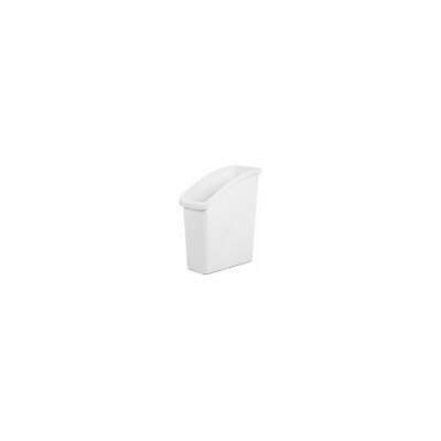 Sterilite 10038006 Under Sink Wastebasket, White, 8 Gallon Liner - Quantity 6