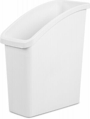 Sterilite 10038006 Under Sink Wastebasket, White, 8 Gallon Liner - Quantity 6