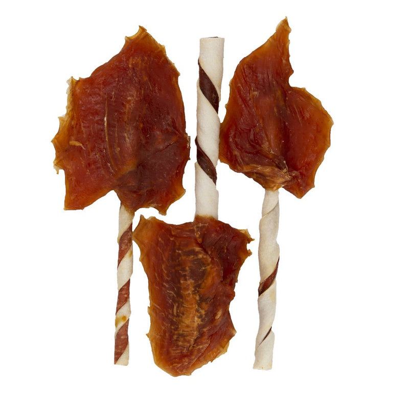 Good 'n' Fun Triple Flavor Wings Rawhide Beef, Chicken and Pork Flavor Dog Treats - 4oz