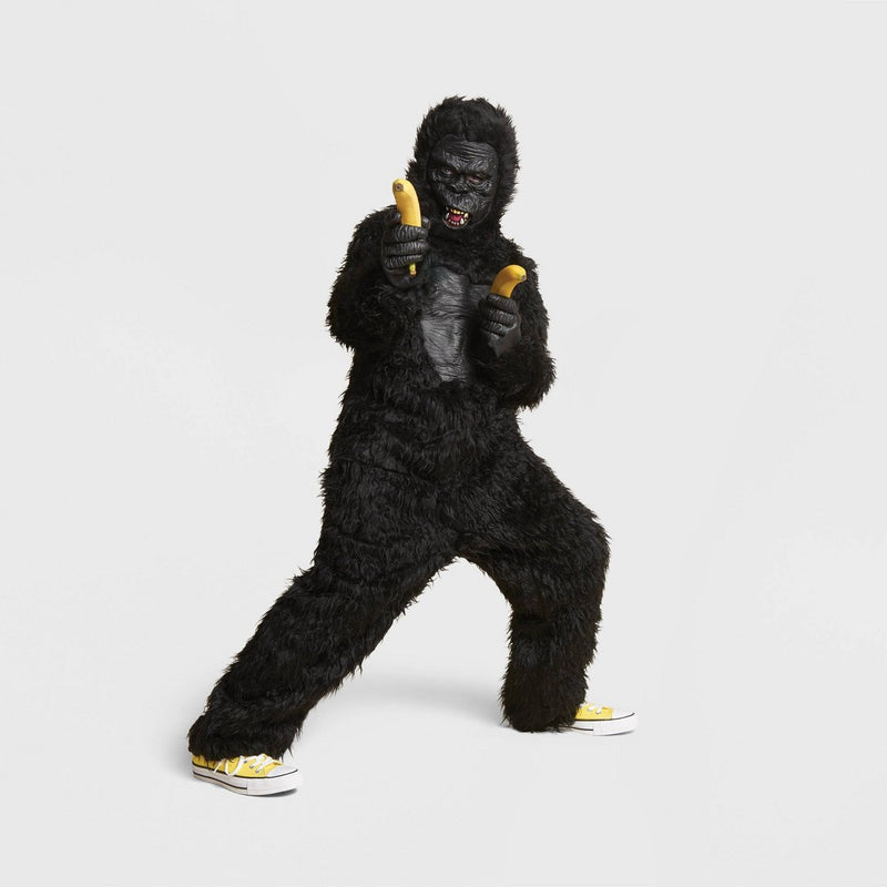 Kids' Gorilla Halloween Costume Jumpsuit with Mask XL - Hyde & EEK! Boutique™