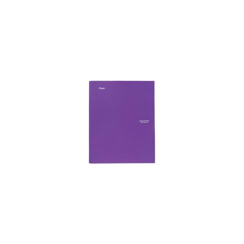 Five Star 2 Pocket Plastic Folder with Prongs (Colors May Vary)