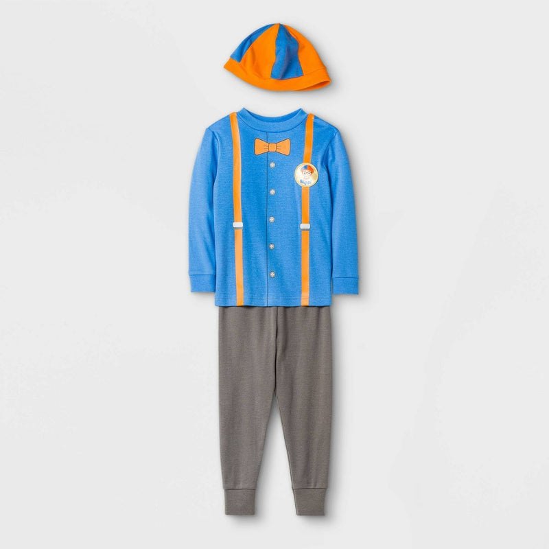 Toddler Boys' 3pc Blippi Snug Fit Pajama Set - Blue 5T