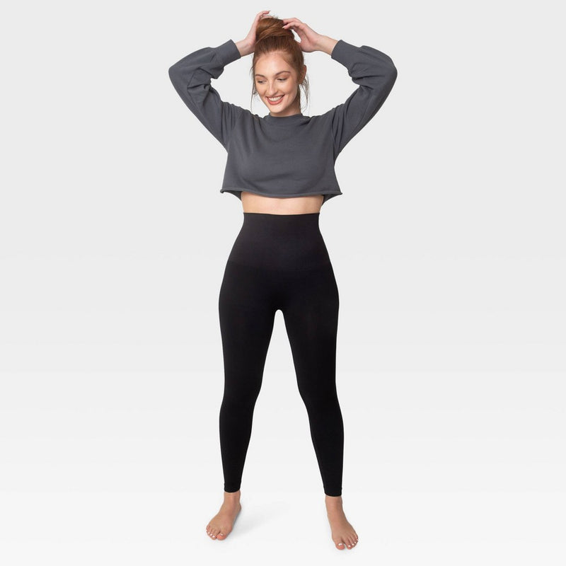 Belly Bandit Postpartum Maternity Leggings - Black S