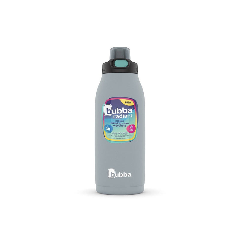 bubba 40oz Radiant Push Button Water Bottle Stainless Steel Bass *NEW*