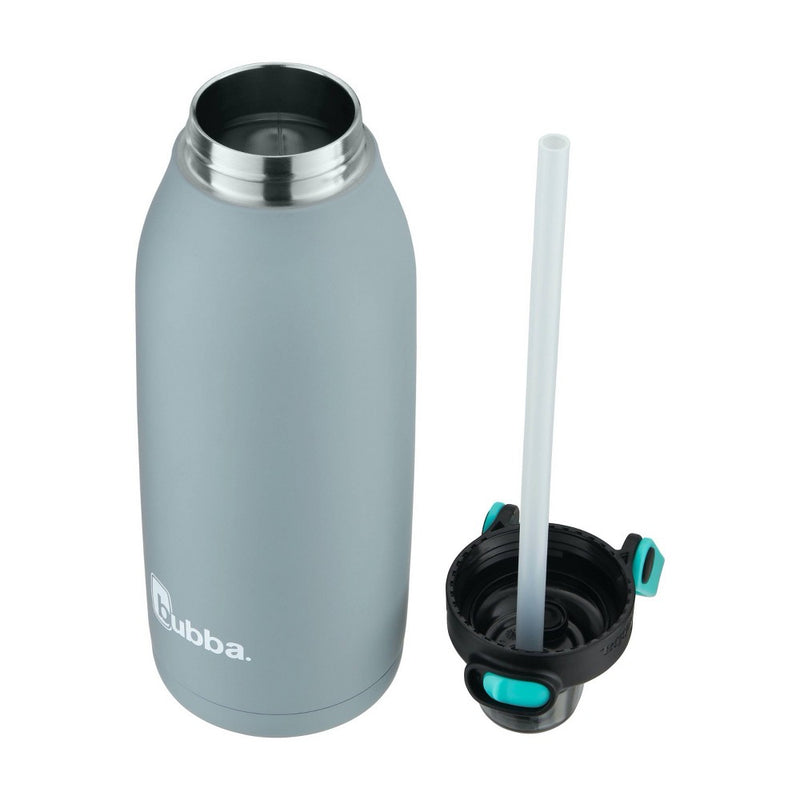 bubba 40oz Radiant Push Button Water Bottle Stainless Steel Bass *NEW*