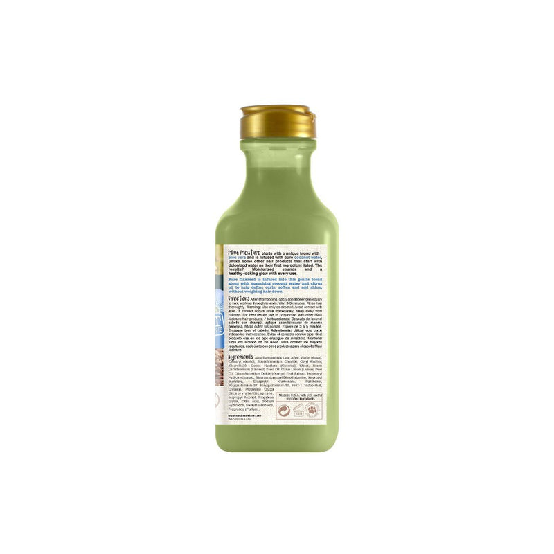 Maui Moisture Lightweight Curls + Flaxseed Conditioner, Conditioning, Paraben Free, Silicone Free - 13 fl oz