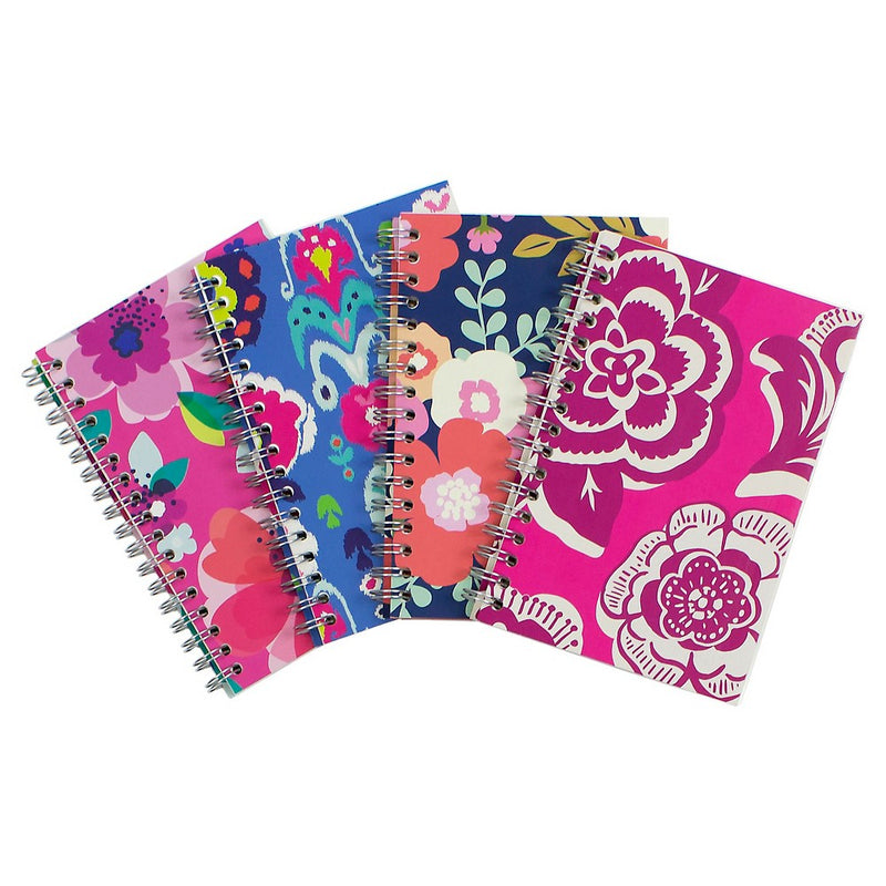 Spiral Notebook 1 Subject College Ruled 4.125" x 5.875" Floral (Designs May Vary) - Greenroom