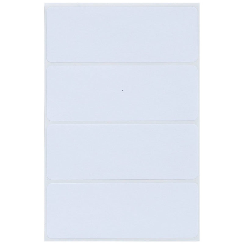 128ct 1"x2.75" Rectangular Labels White - up & up™
