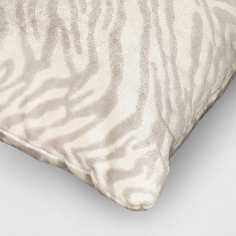 Velvet Jacquard Zebra Lumbar Throw Pillow - Threshold™