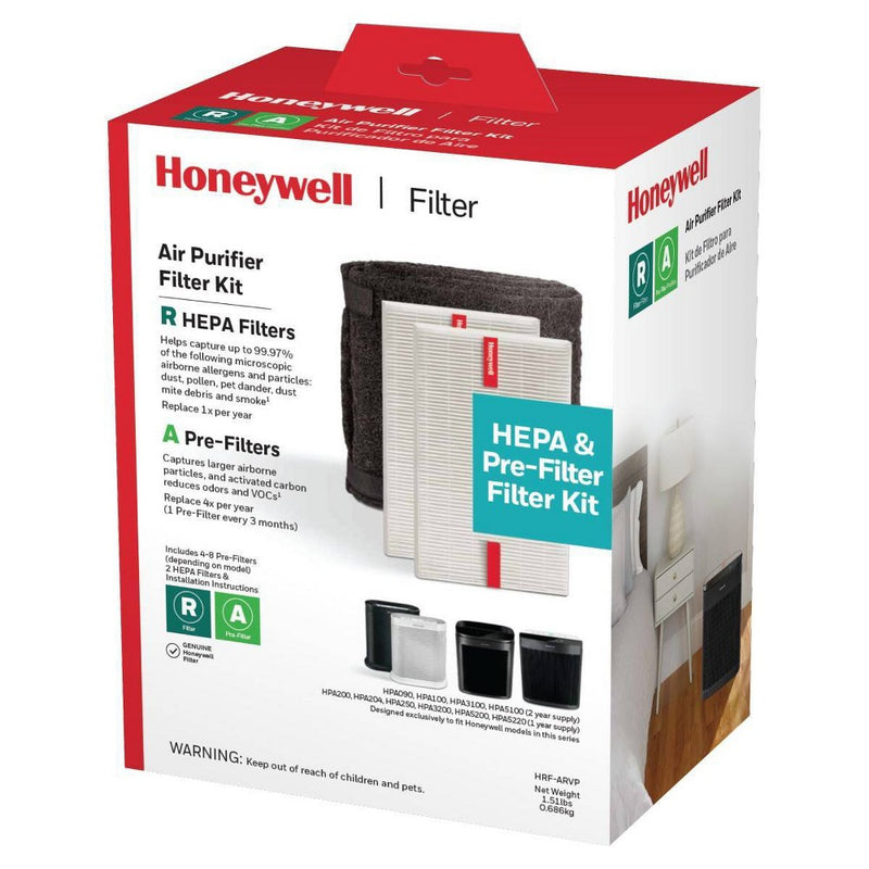 Honeywell HEPA Air Purifier Filter Value Kit with A and R Filters