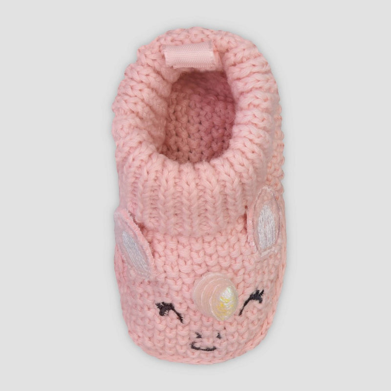 Carter's Just One You® Baby Knitted Slippers - Pink Newborn