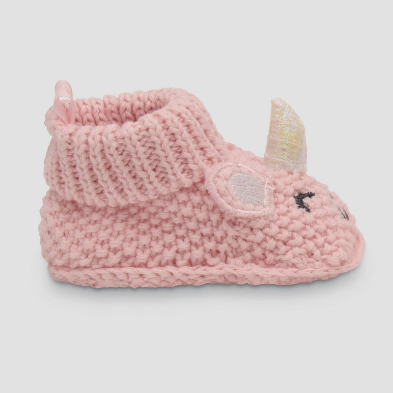Carter's Just One You® Baby Knitted Slippers - Pink Newborn