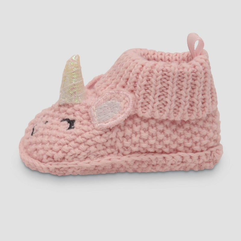 Carter's Just One You® Baby Knitted Slippers - Pink Newborn