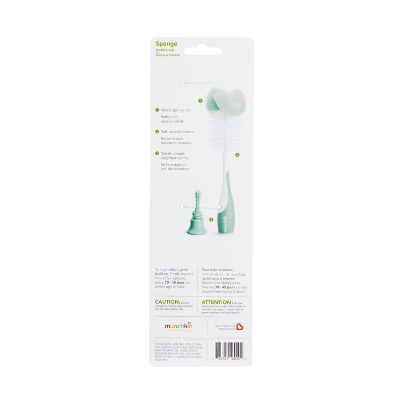 Munchkin Sponge Bottle Brush - Sage