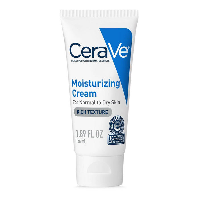 PACK OF 3!!! CeraVe Moisturizing Cream, Travel Size Unscented - 1.89 fl oz