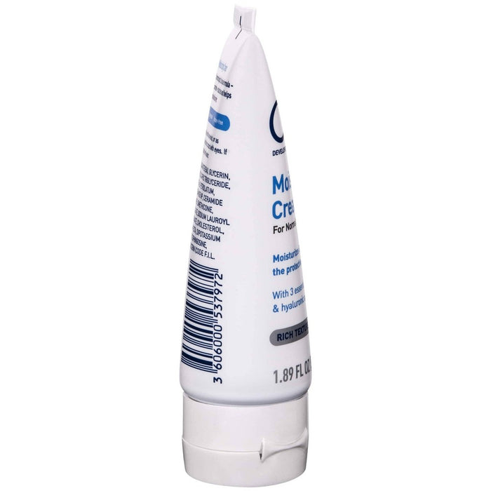 PACK OF 3!!! CeraVe Moisturizing Cream, Travel Size Unscented - 1.89 fl oz