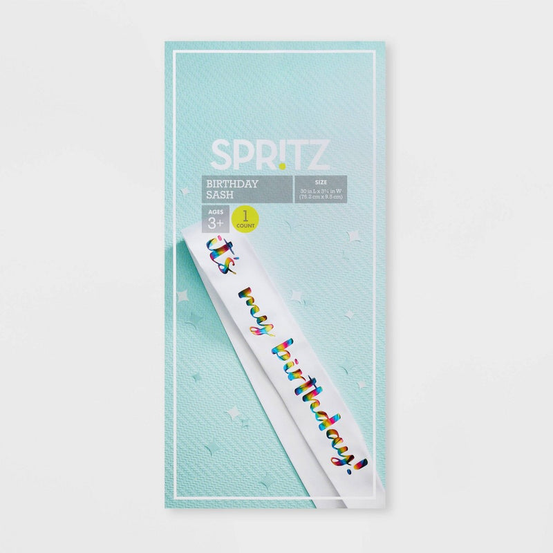 "It's My Birthday" Sash - Spritz™