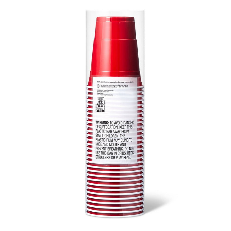 Disposable Cups - Red/White - 18oz/30ct - up & up™