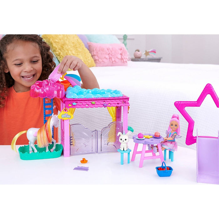 Barbie A Touch of Magic Chelsea Doll Playset with Baby Pegasus