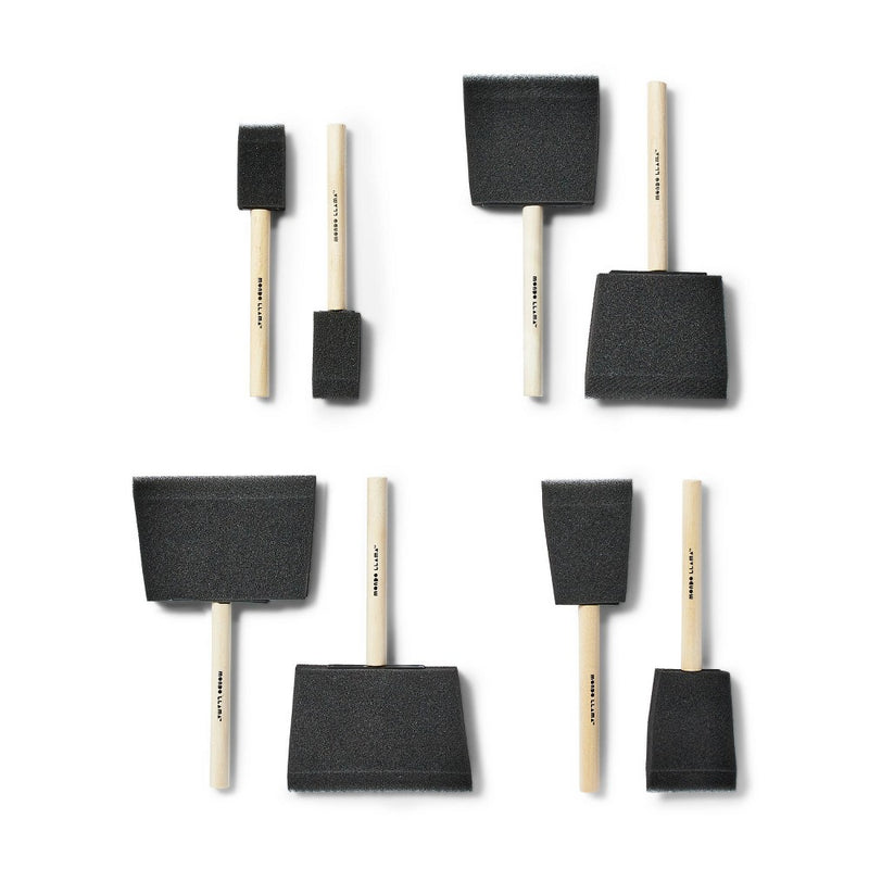 8ct Foam Brush Variety Pack - Mondo Llama™