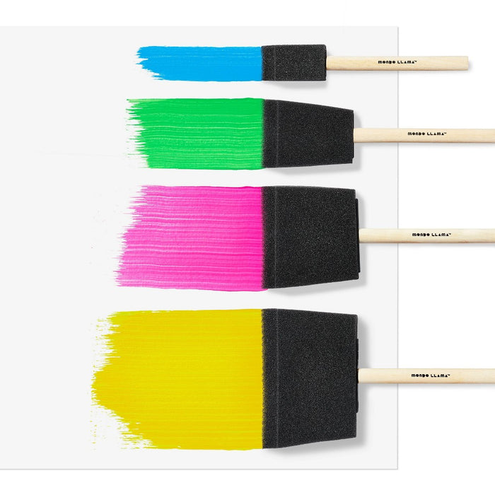 8ct Foam Brush Variety Pack - Mondo Llama™