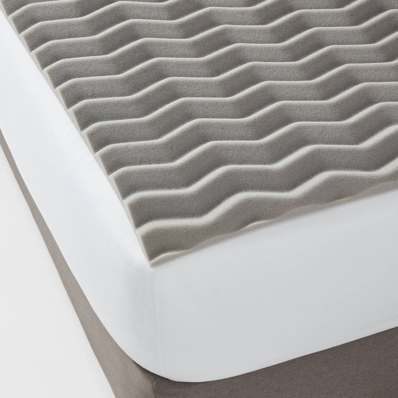Twin 1.5" Reversible Memory Foam Mattress Topper - Room Essentials™