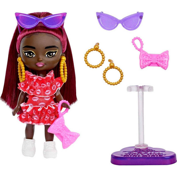 Barbie Extra Mini Minis Doll with Burgundy Hair