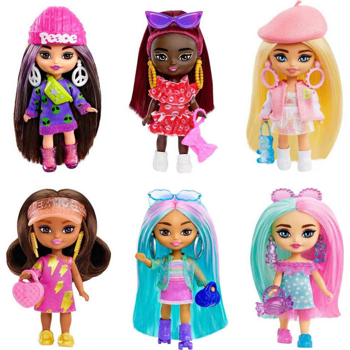 Barbie Extra Mini Minis Doll with Burgundy Hair