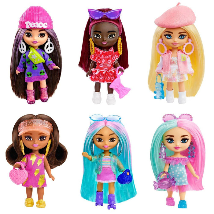 Barbie Extra Mini Minis Doll with Burgundy Hair