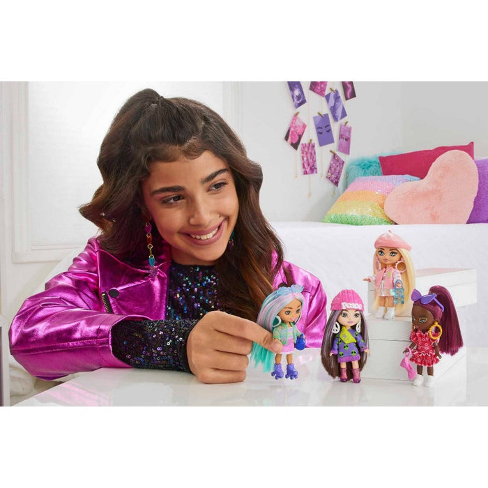 Barbie Extra Mini Minis Doll with Burgundy Hair
