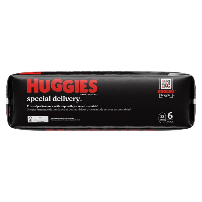 Huggies Special Delivery Hypoallergenic Baby Disposable Diapers Economy Plus Pack - Size 6 - 96ct