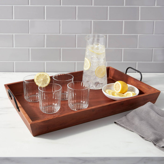 20" x 13" Wood Serving Tray - Threshold™ (LOCAL PICKUP ONLY)