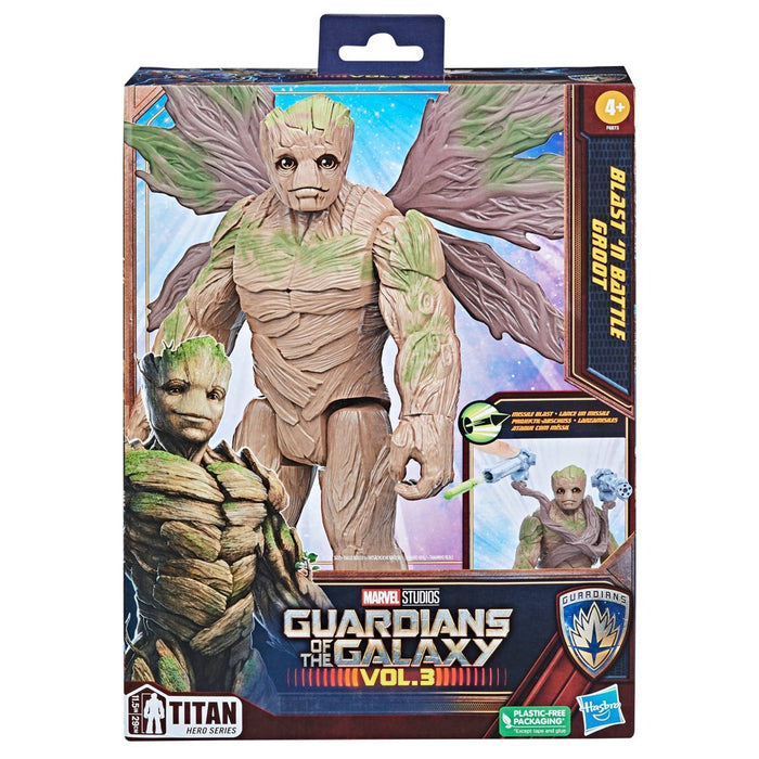 Marvel Guardians of the Galaxy Vol. 3 Blast 'N Battle Groot Action Figure