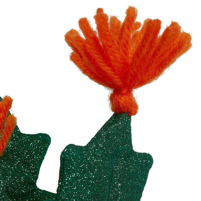 FAO Schwarz 7" Sparklers Plant Christmas Cactus Toy Plush