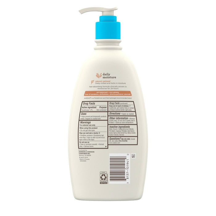 Aveeno Baby Daily Moisture Body Lotion for Delicate Skin with Natural Colloidal Oatmeal & Dimethicone - 18 fl oz