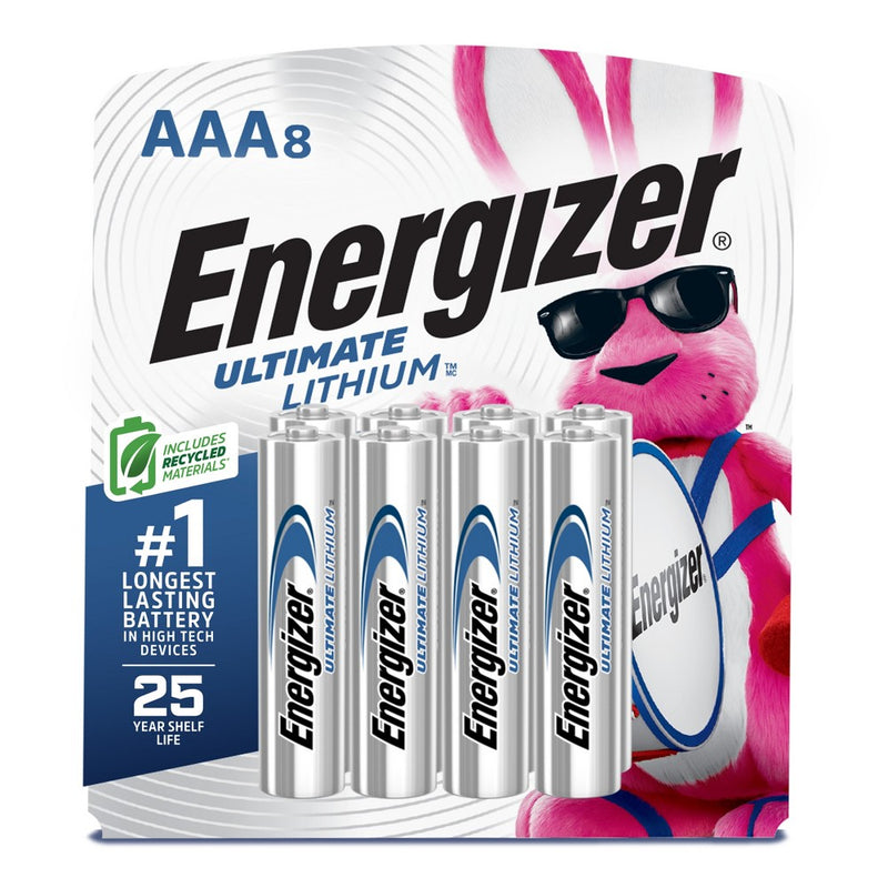 Energizer Ultimate Lithium AAA Batteries - 8pk Lithium Battery