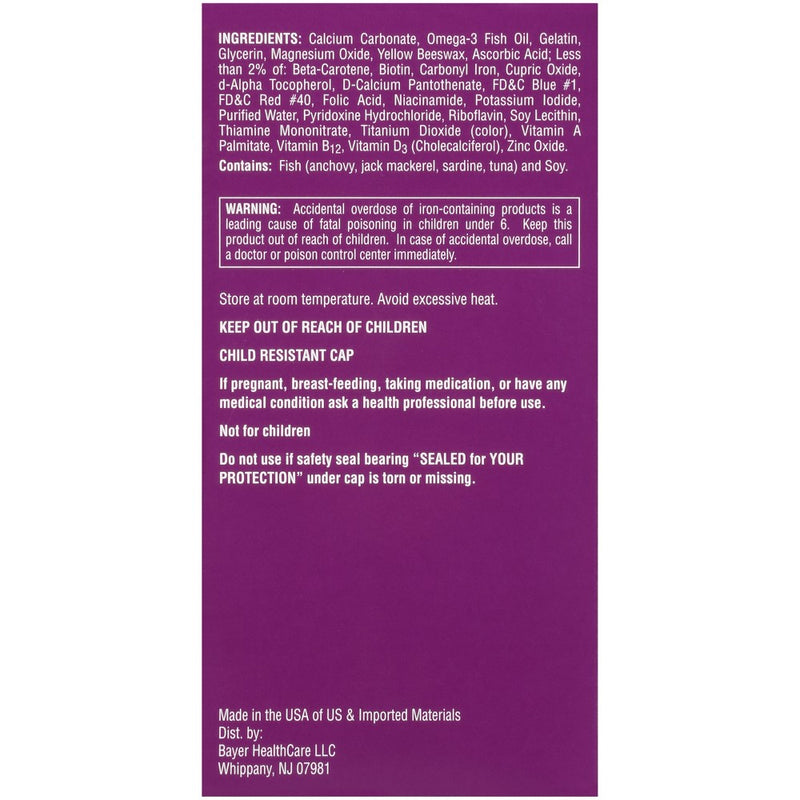 One A Day Women's Prenatal Vitamin 1 with DHA & Folic Acid Multivitamin Softgels - 60ct