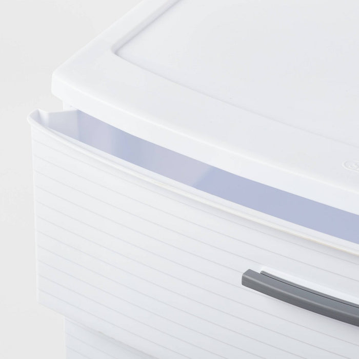 3 Drawer Wide Tower White - Brightroom™
