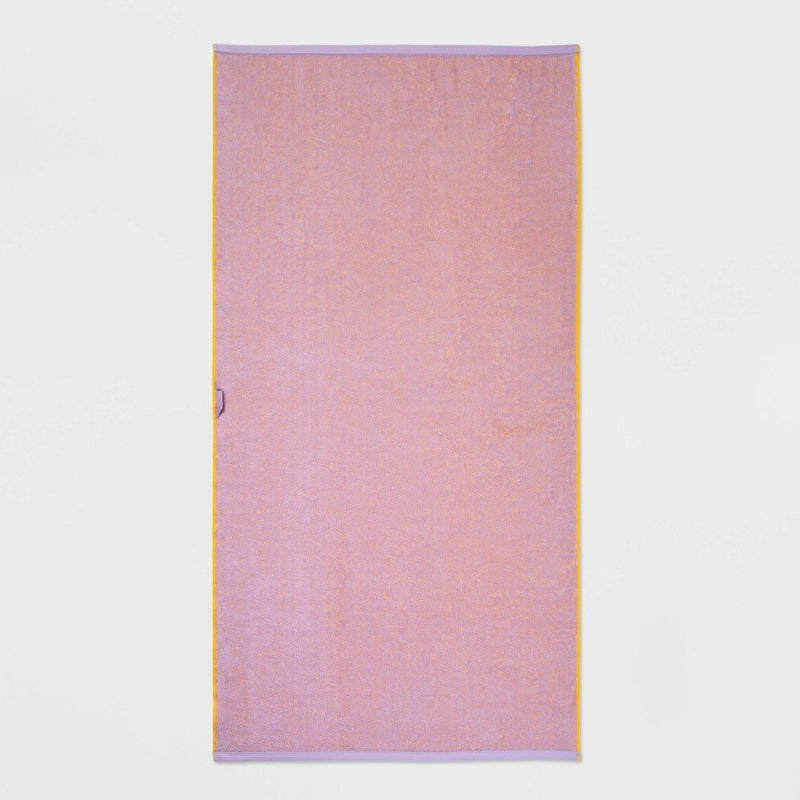 WOW Reversible Beach Towel Yellow - Sun Squad™