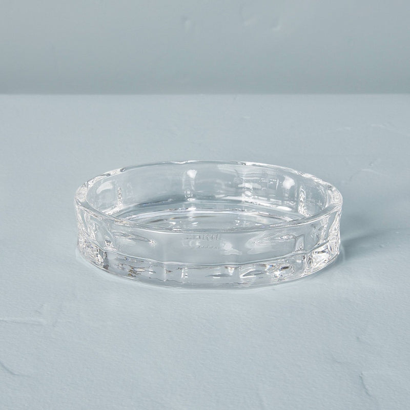 Sculpted Glass Soap Dish Clear - Hearth & Hand™ with Magnolia