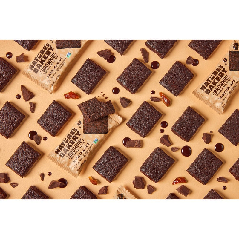 Nature's Bakery Double Chocolate Brownie - 6ct