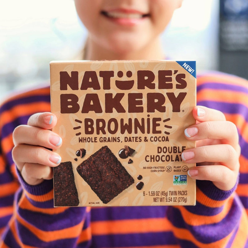 Nature's Bakery Double Chocolate Brownie - 6ct