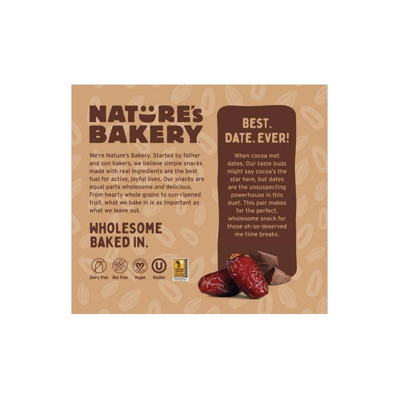 Nature's Bakery Double Chocolate Brownie - 6ct