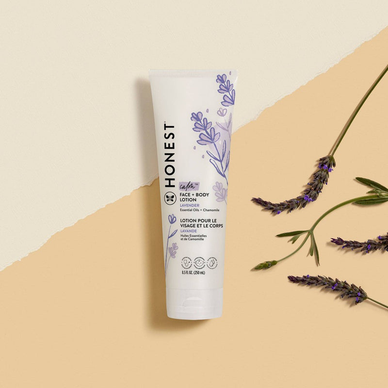 The Honest Company Calm Face + Body Lotion - Lavender - 8.5 fl oz